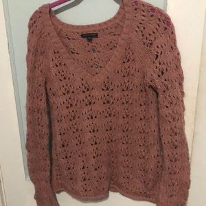 Blush American Eagle knit sweater